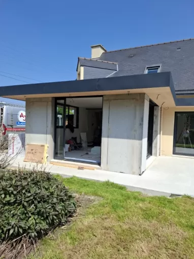 Extension d'une maison d'habitation à Pleudihen-Sur-Rance, Saint-Malo, AJ Plaquiste